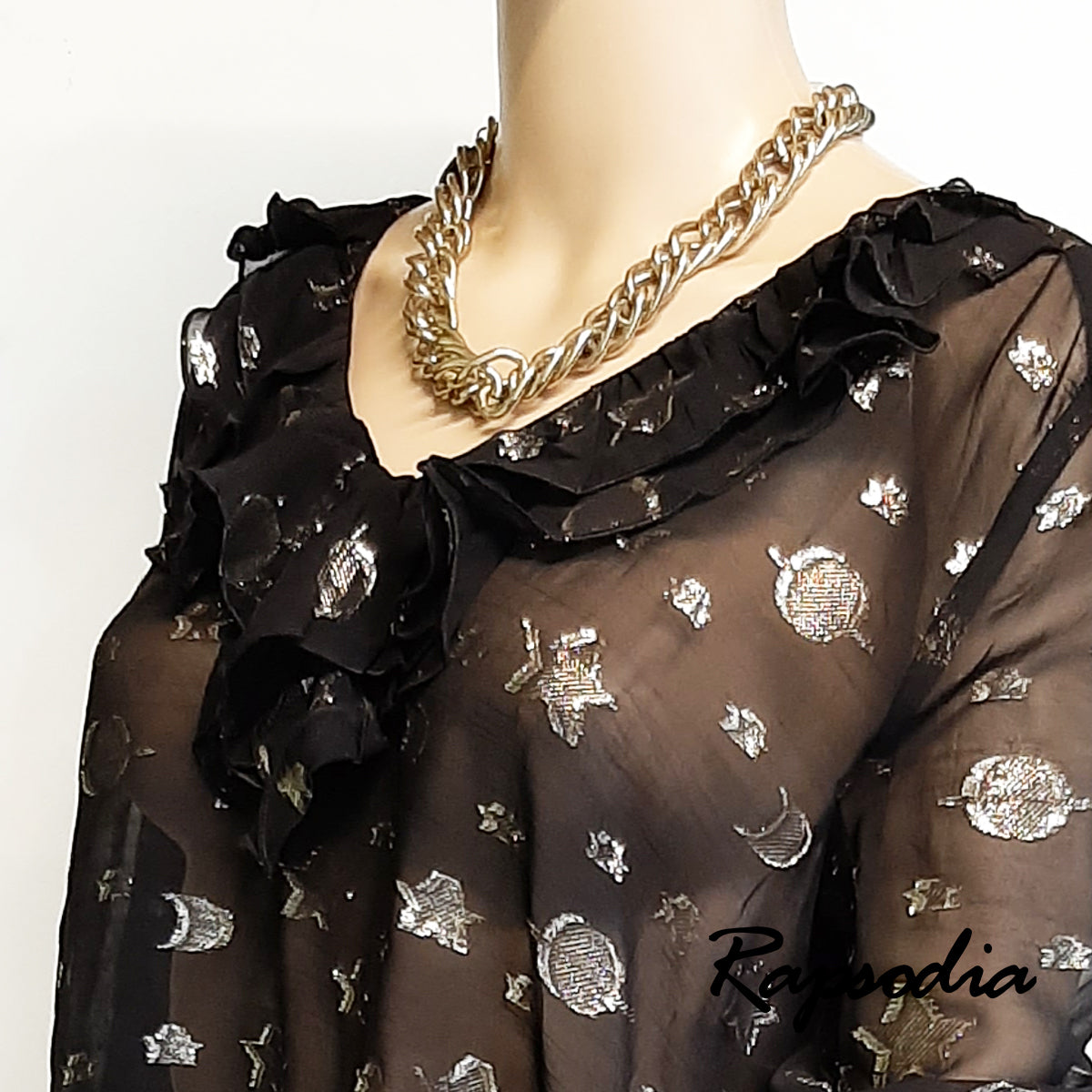 Blusa Rapsodia Mycosmos Negro