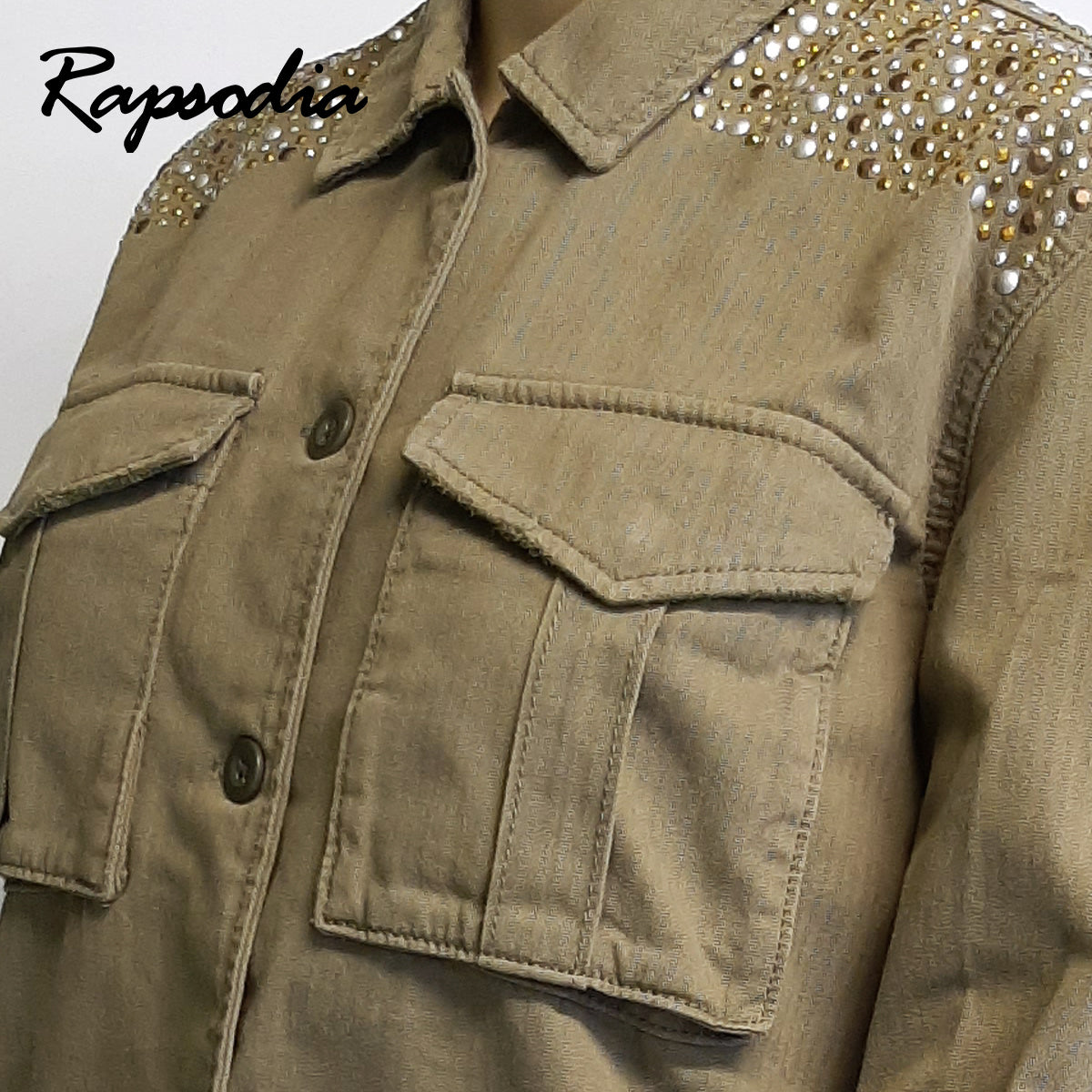 Chaqueta Rapsodia Sequin Verde