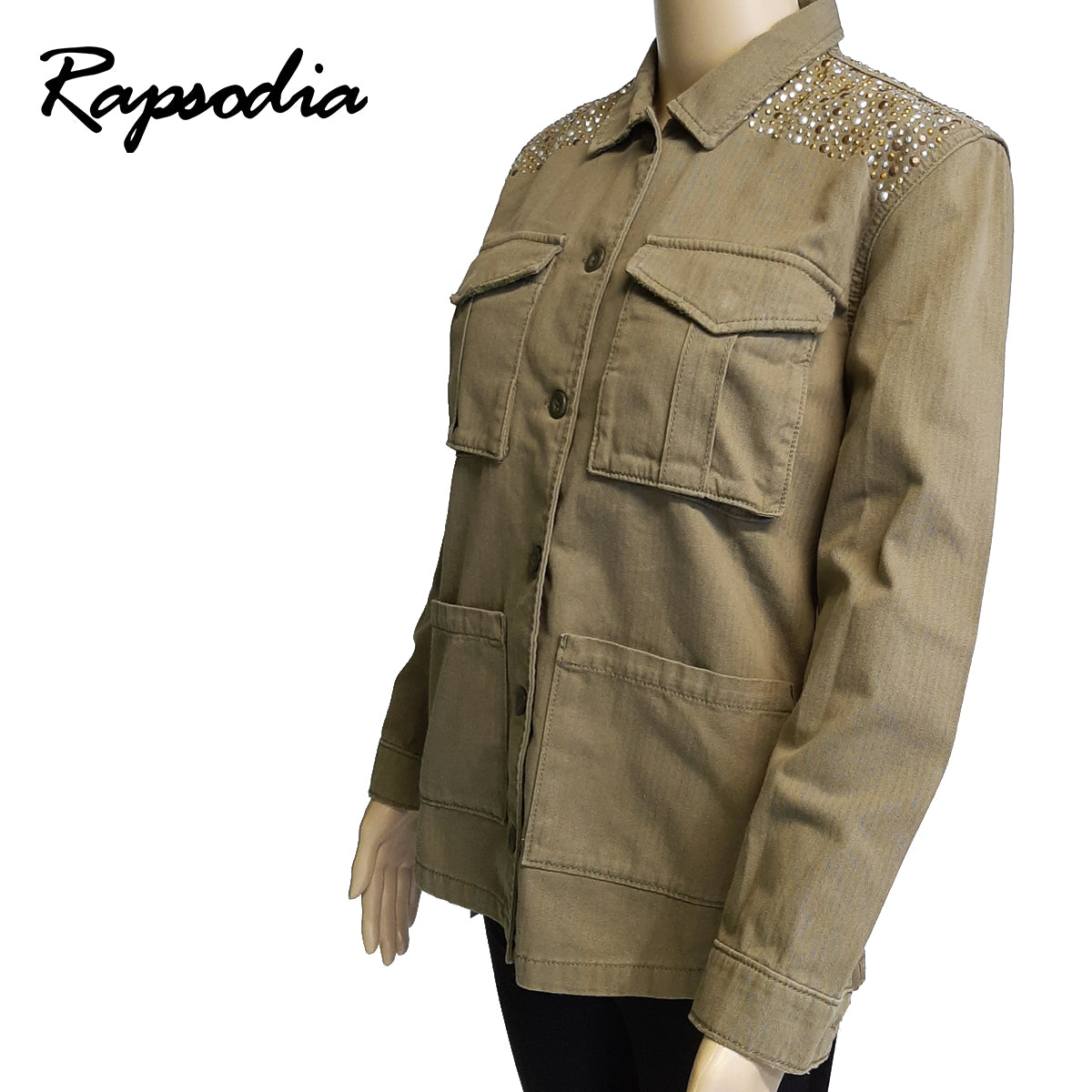 Chaqueta Rapsodia Sequin Verde