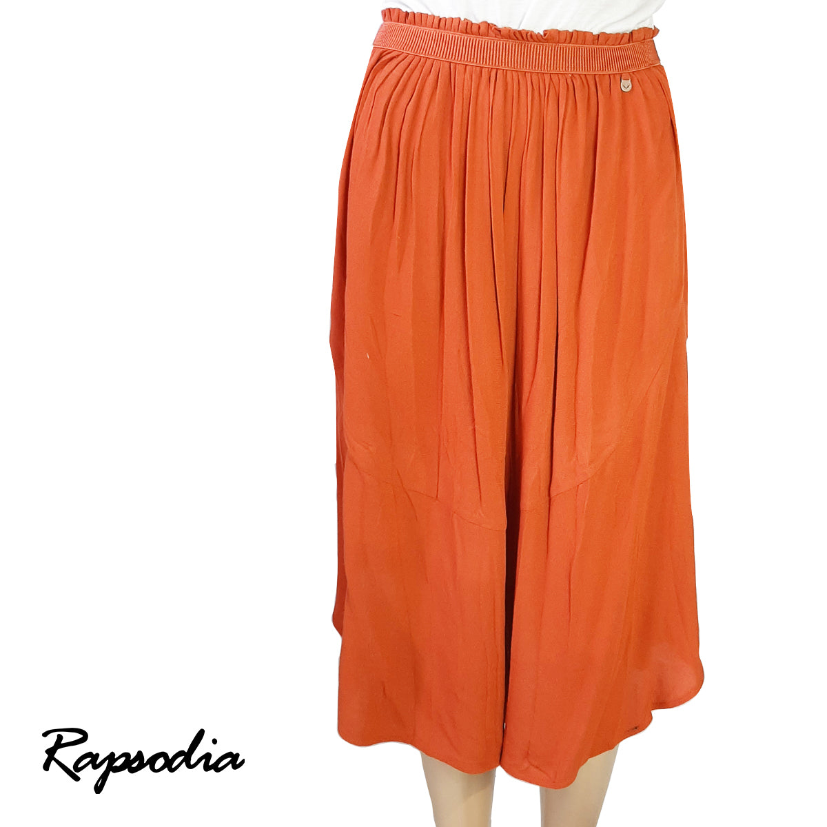 Falda Rapsodia Terracota Naranja