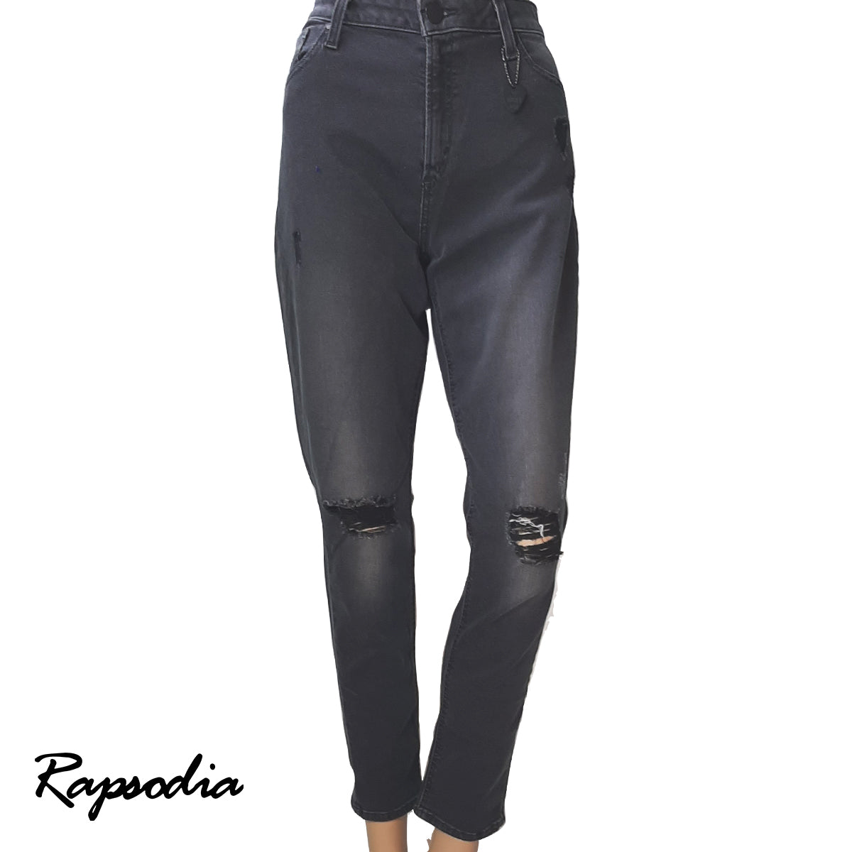 Jeans Rapsodia Catania Black Di Negro