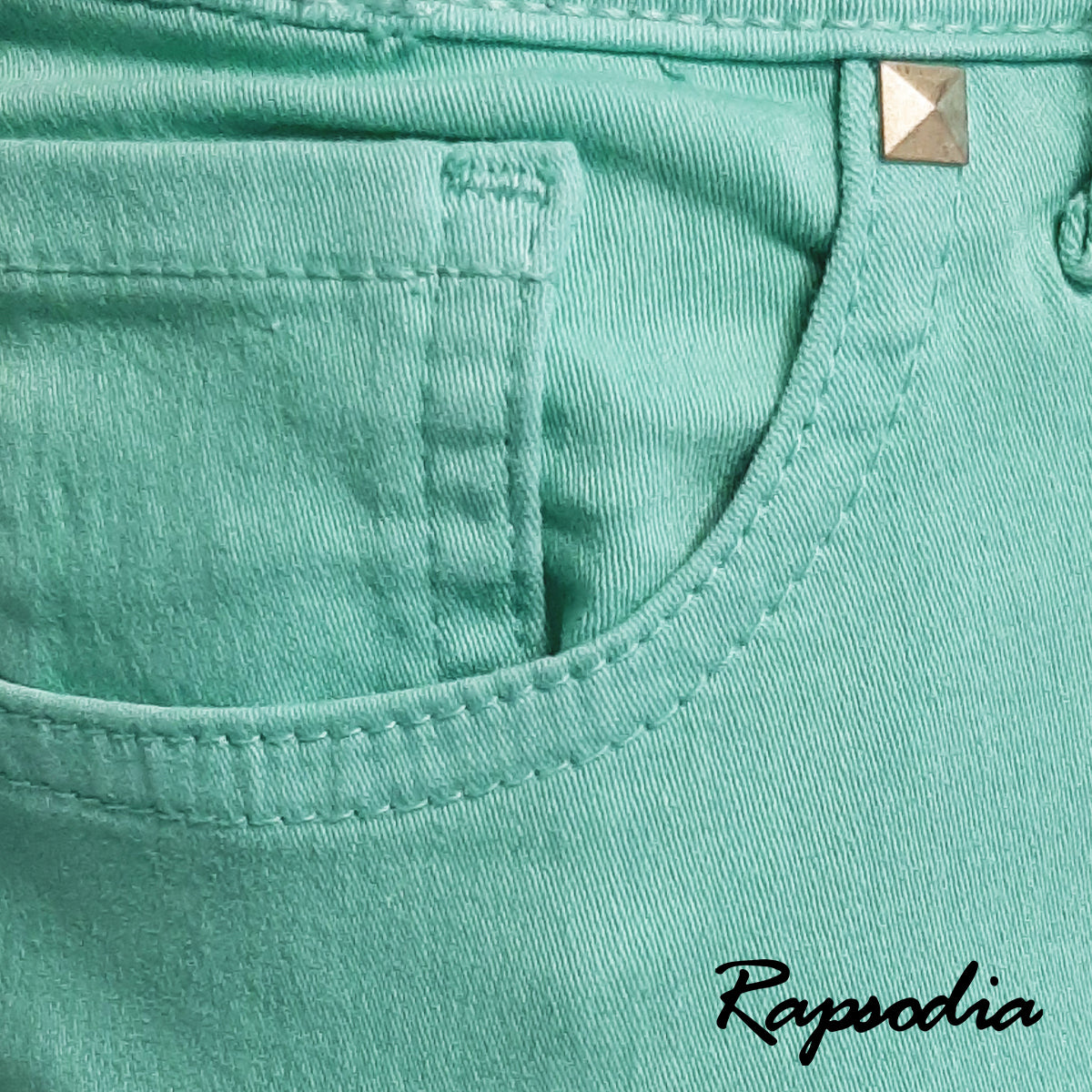 Jeans Rapsodia Queen Pigment Verde