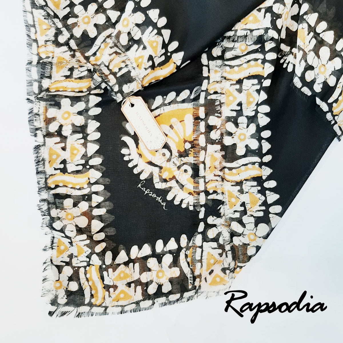 Pañuelo Rapsodia Mix Spider Mostaza