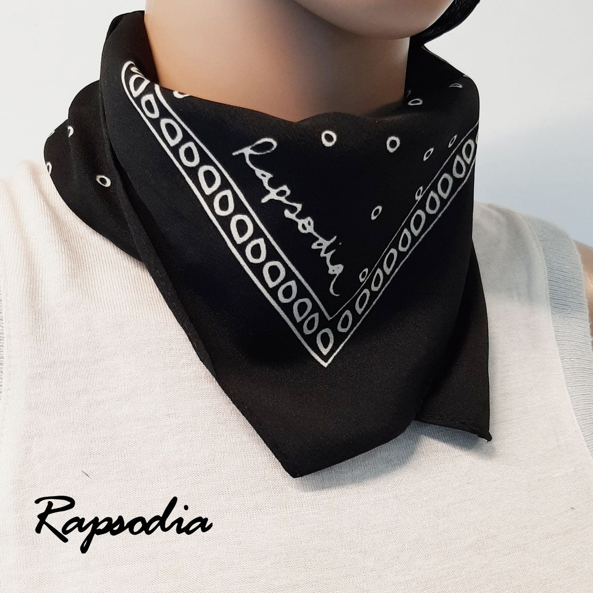 Pañuelo Rapsodia Summer Negro