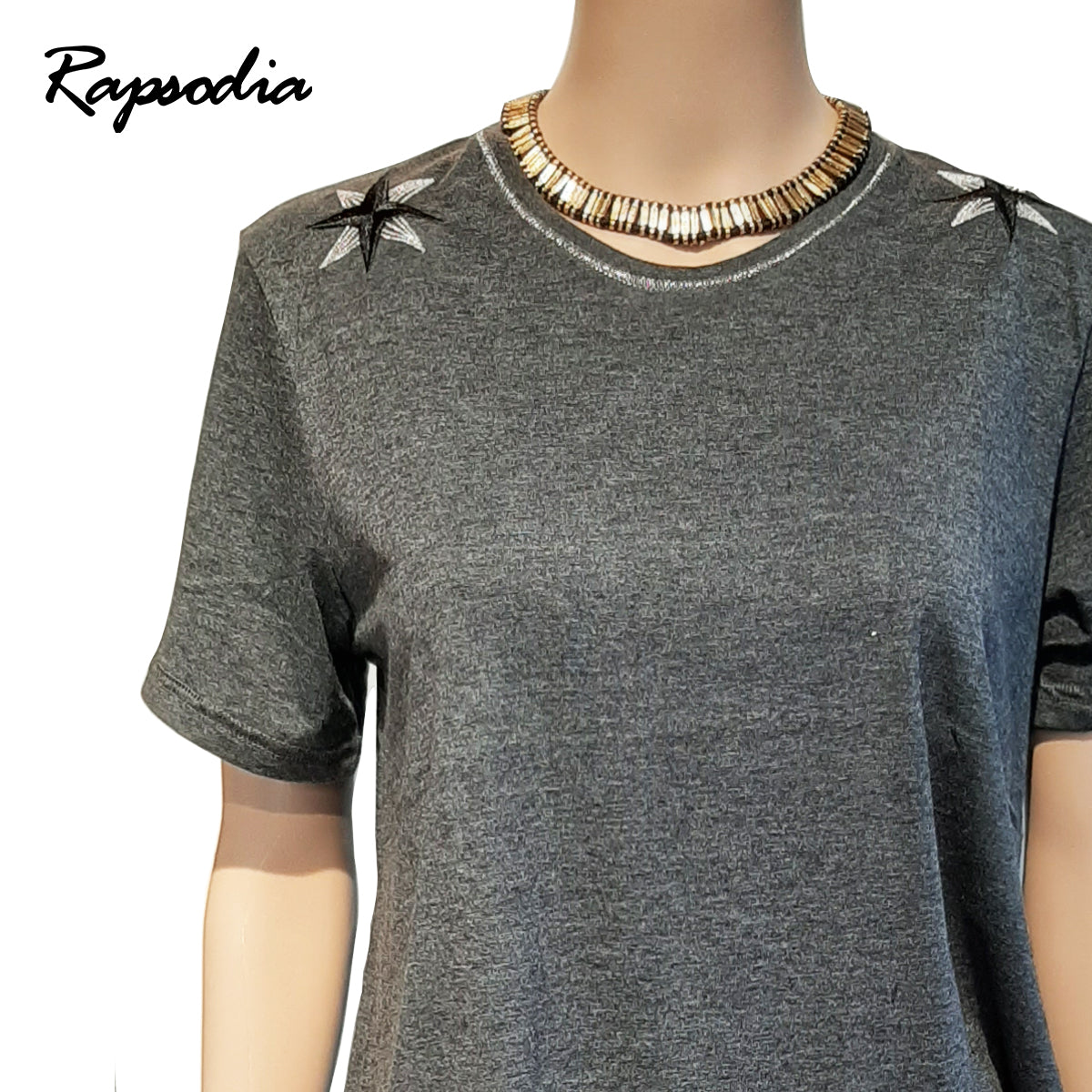 Polera Rapsodia Uniforme Gris