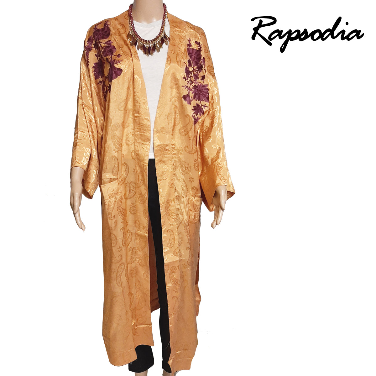 Kimono Rapsodia Anika Shaka Mostaza