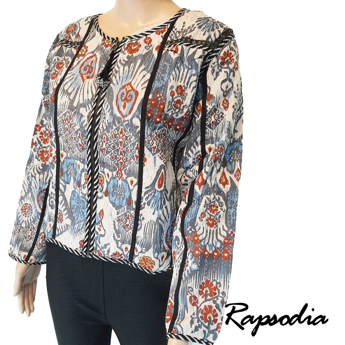 Chaqueta Rapsodia Iwaki Celeste