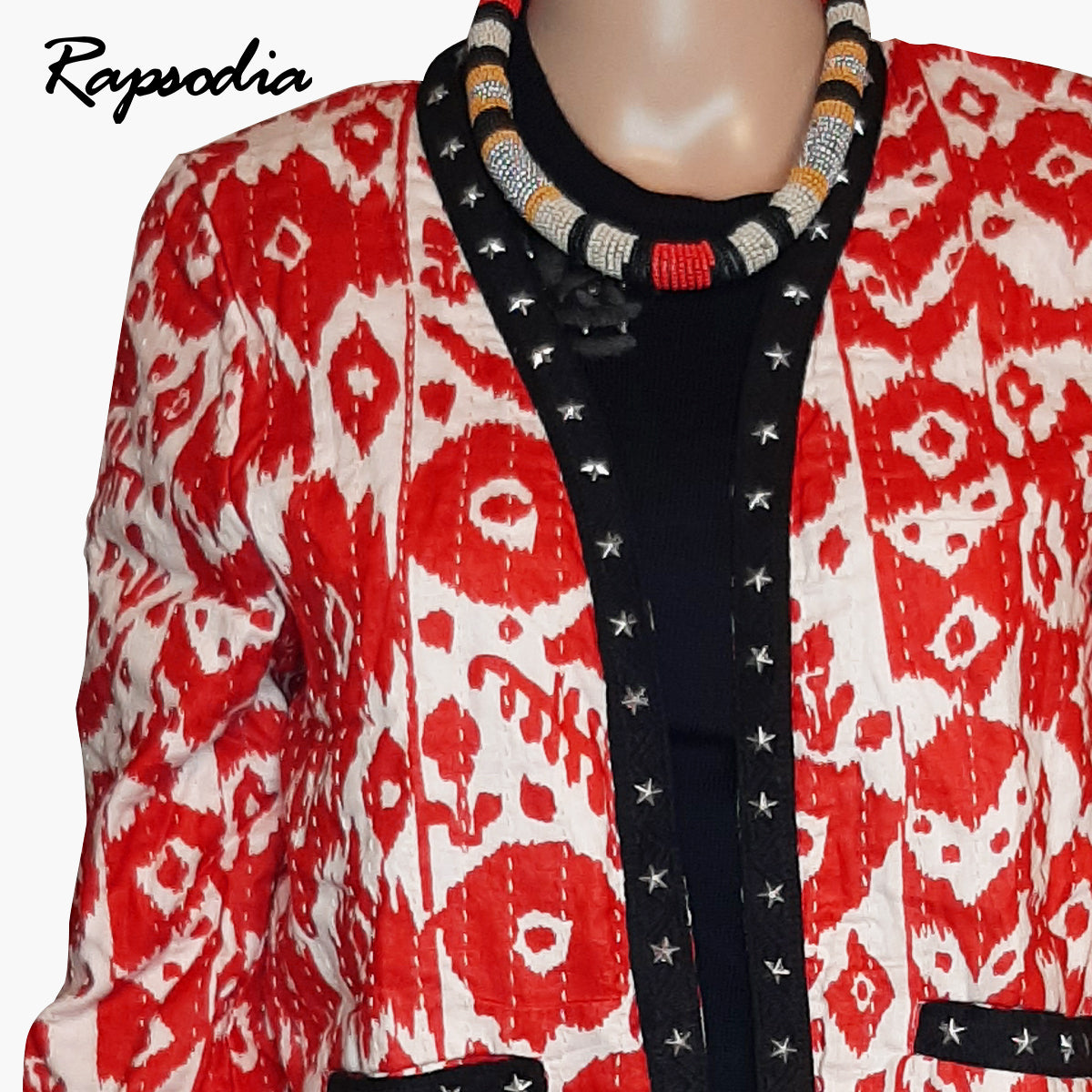 Chaqueta Rapsodia Oshima Nara Bordo