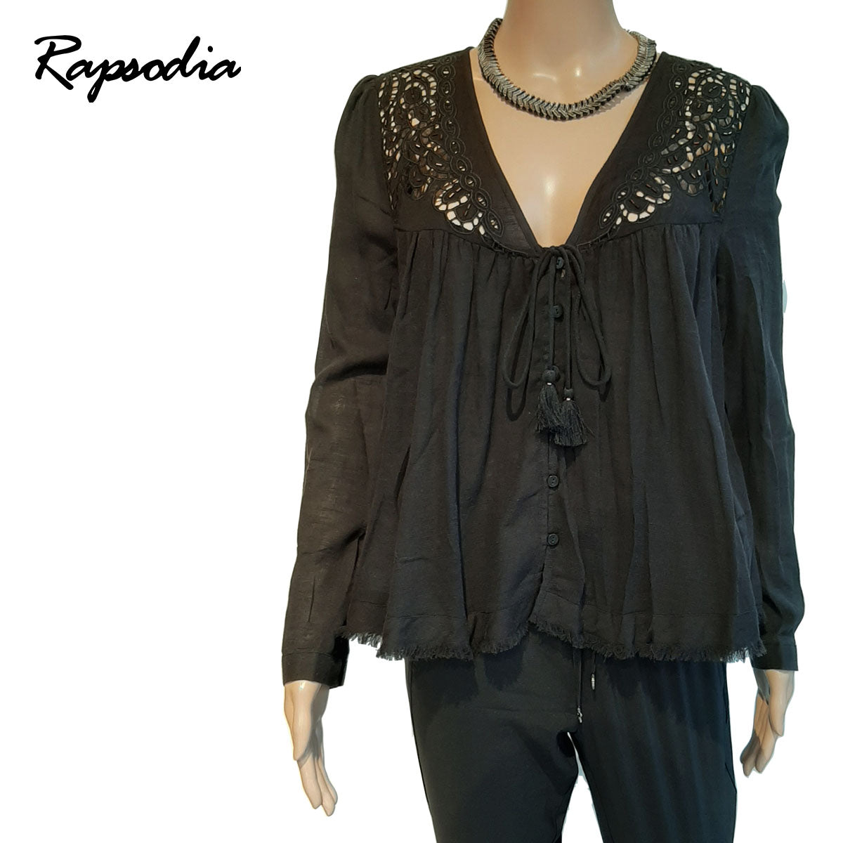 Blusa Rapsodia Radwson Negro