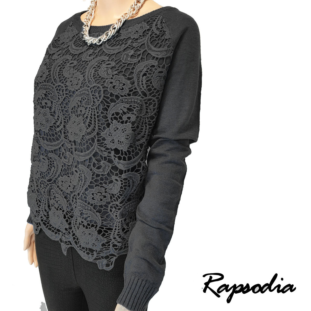 Sweater Rapsodia Delmonico Gris