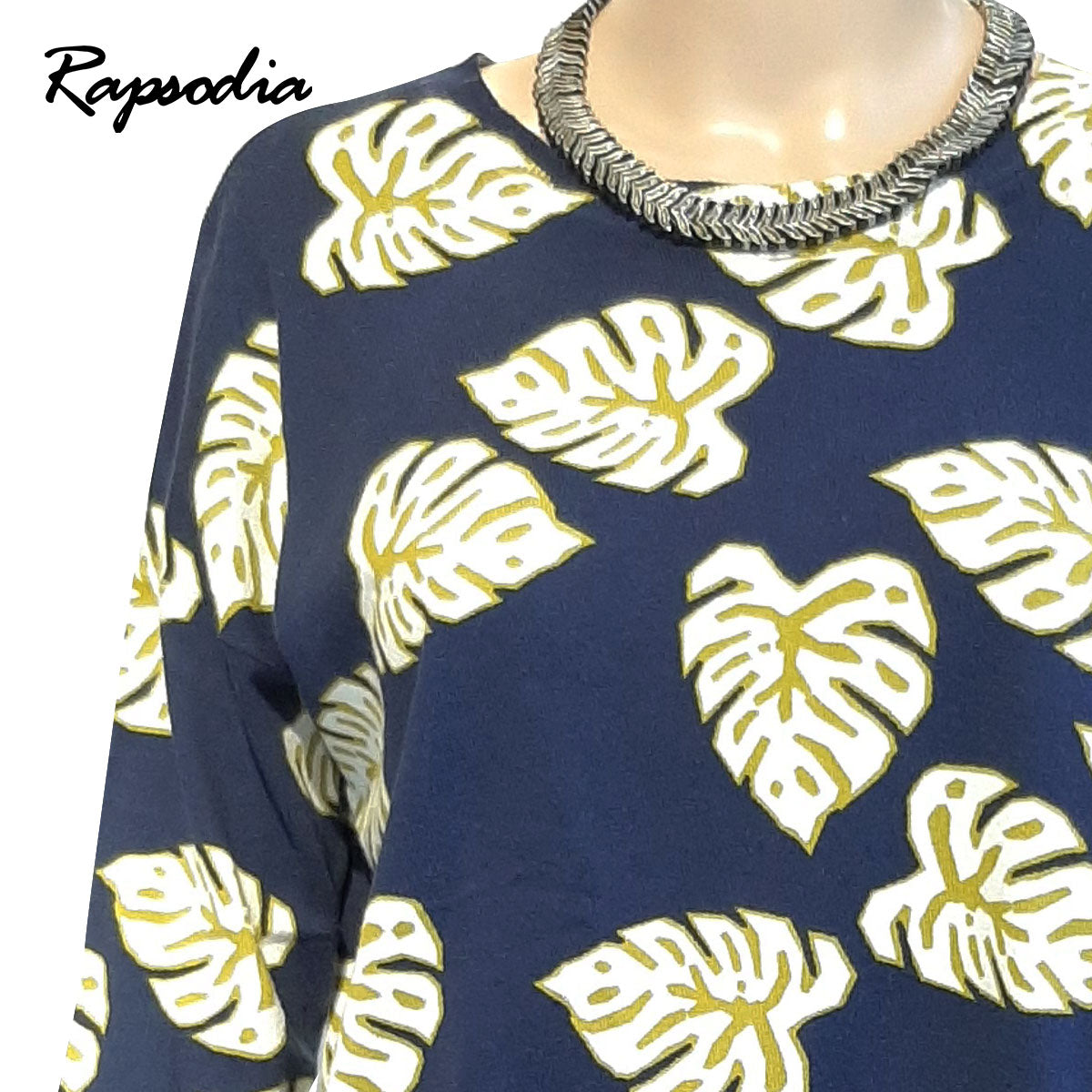 Sweater Rapsodia Leaves Azul