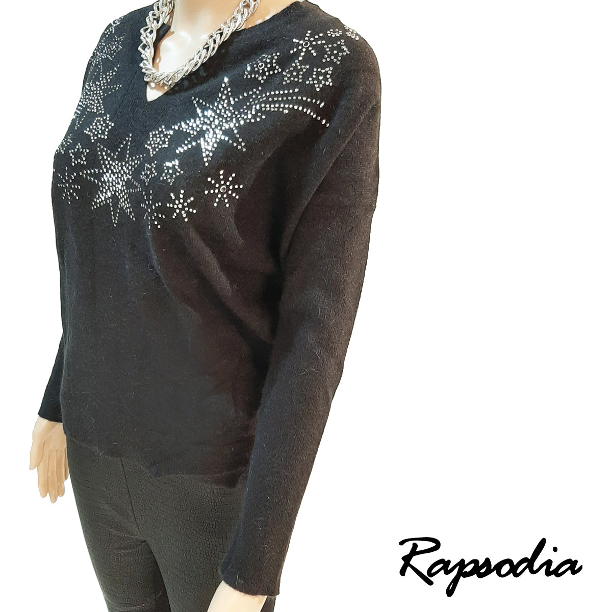 Sweater Rapsodia Emma Negro