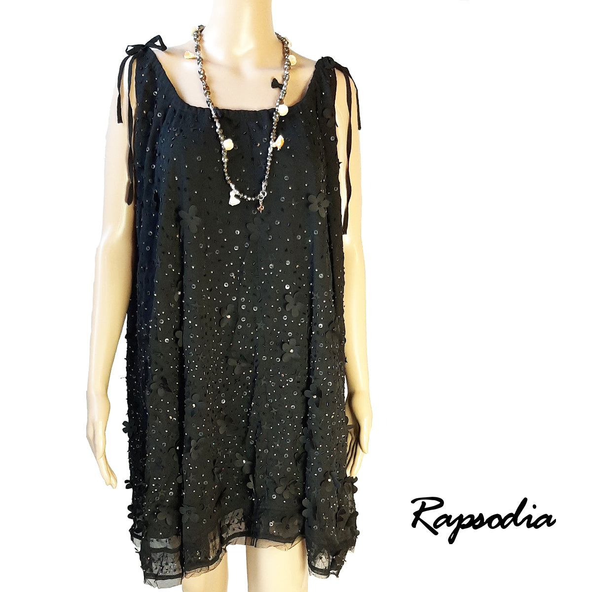 Vestido Rapsodia Lulaby Negro