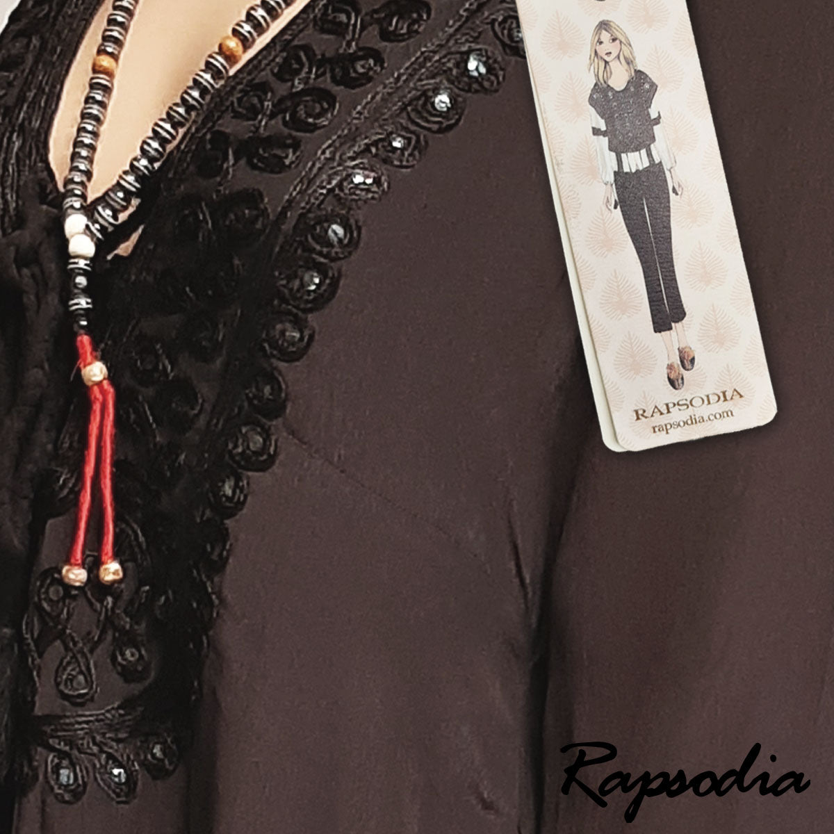 Vestido Rapsodia Zhara Shura Negro