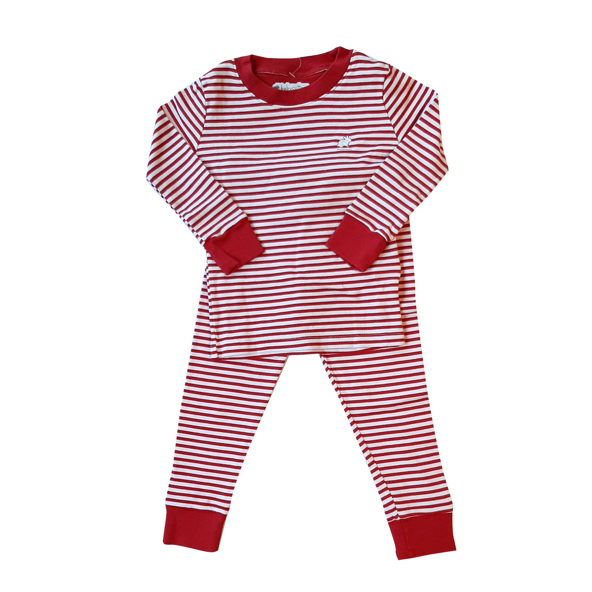 Set Babycottons Snug Fit Sleep Bco/Rojo