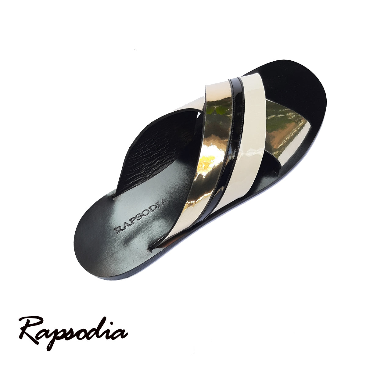 Sandalias Rapsodia Cali (Beige y Dorada)