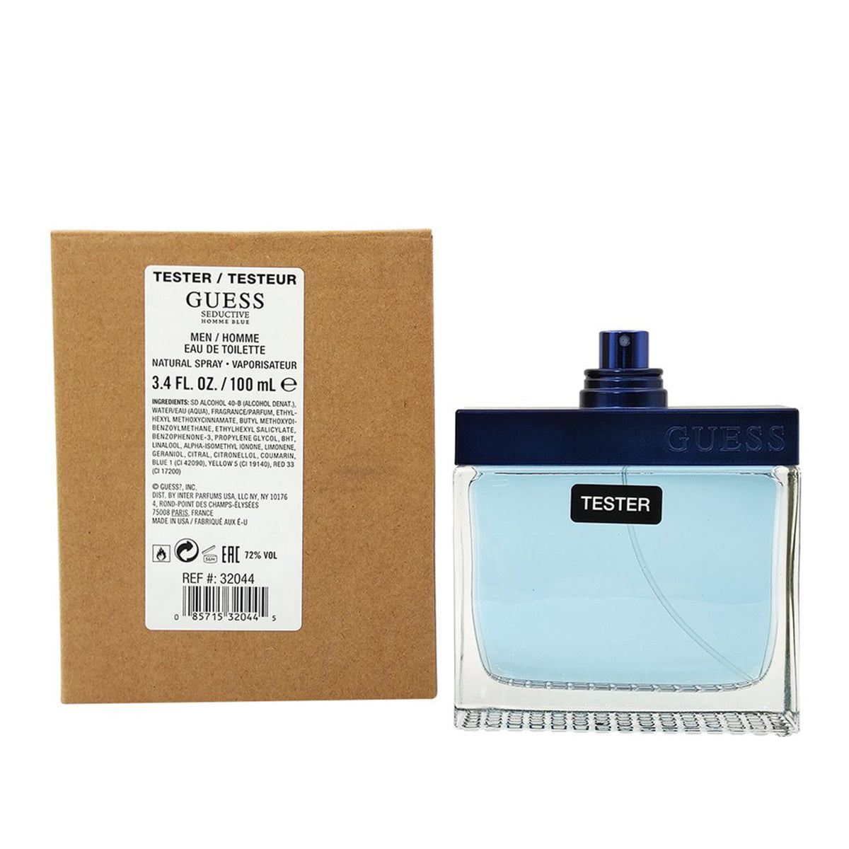 Guess Seductive Edt 100Ml Hombre Tester .