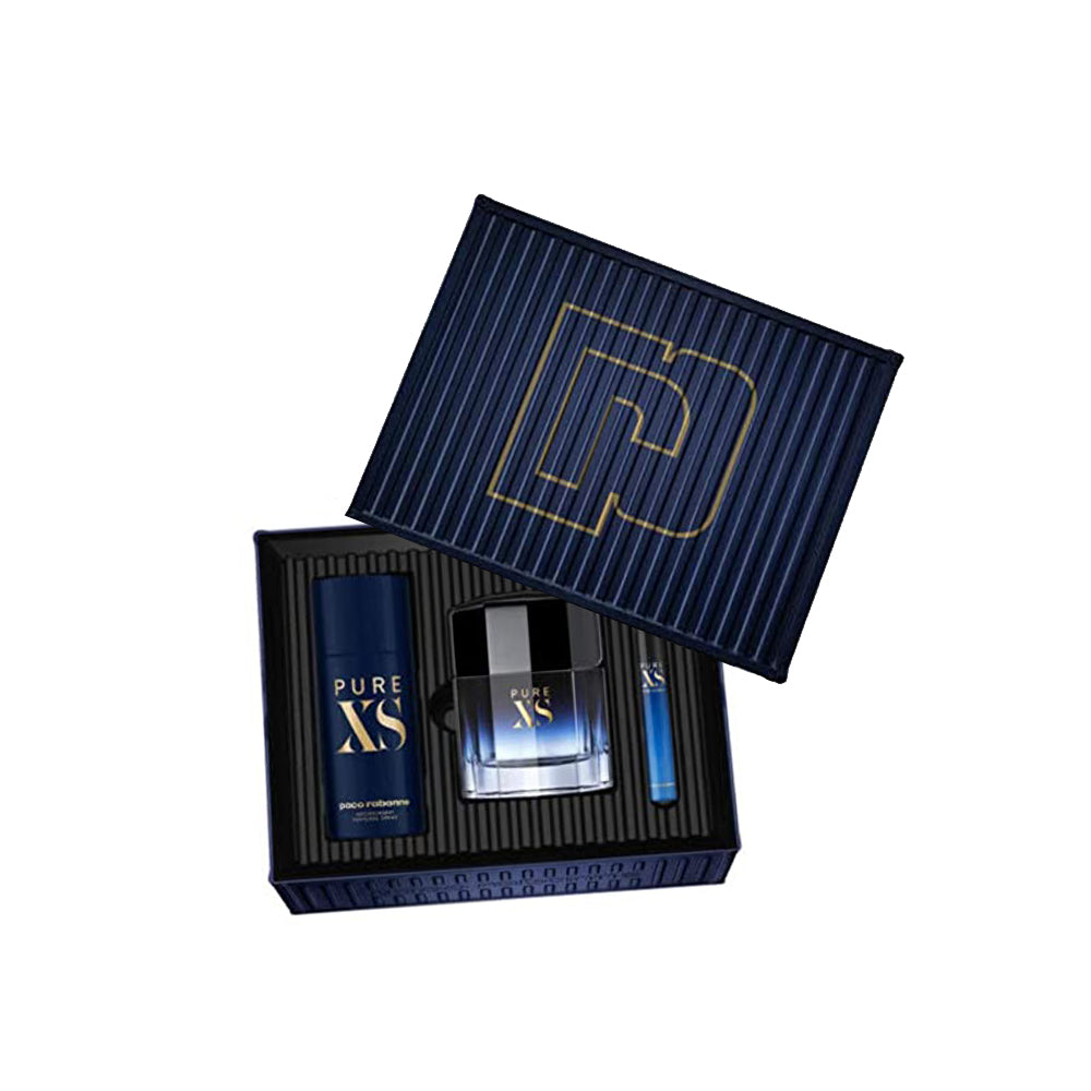 Estuche Pure Xs Edt 50ml+150ml Deo+10ml Mini Hombre