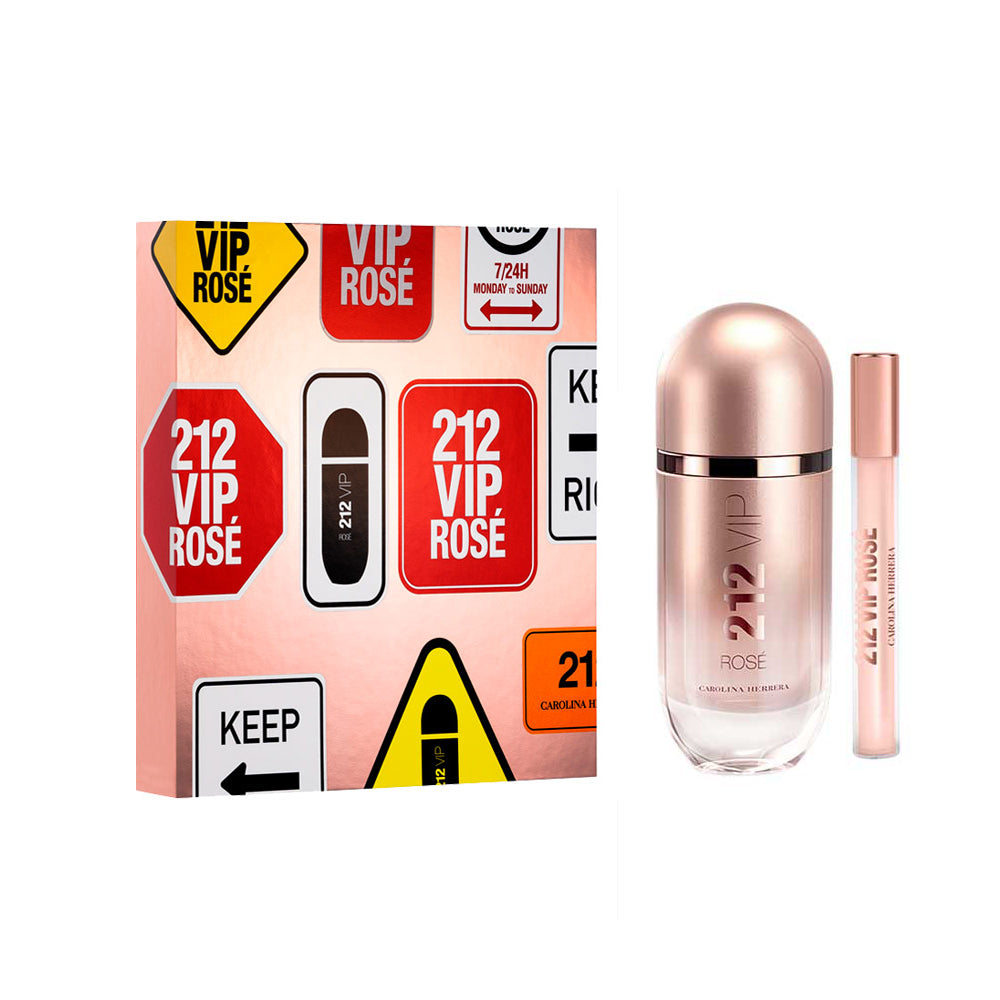 212 VIP Rose Estuche 80ml+10ml EDP Mujer Carolina Herrera