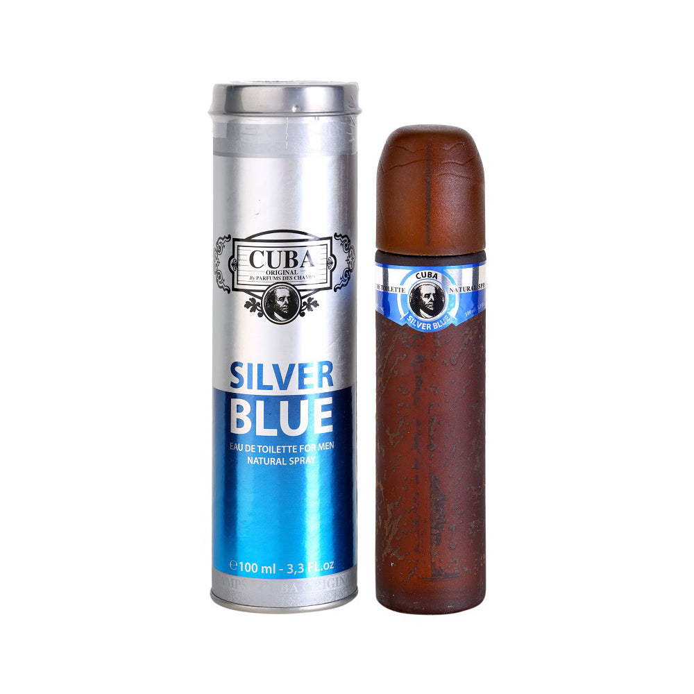 Cuba Silver Blue For Men Edt 100Ml Hombre