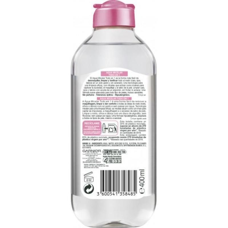 Agua Micelar 400 ml Clasica Garnier Skin Active