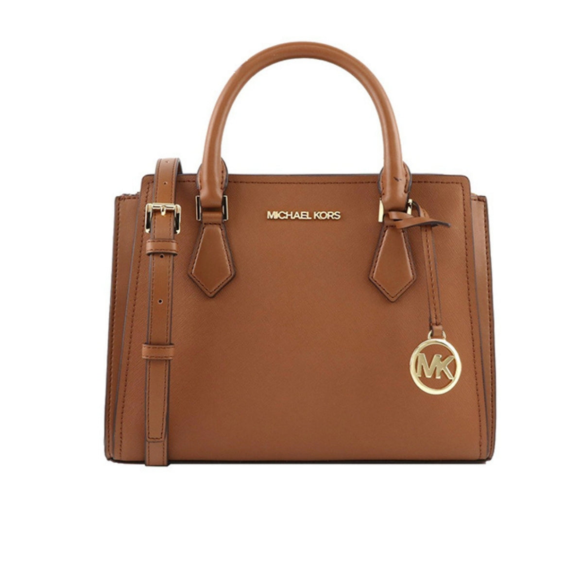 Cartera Michael Kors HOPE Messenger Leather Luggage MdColor LUGGAGE