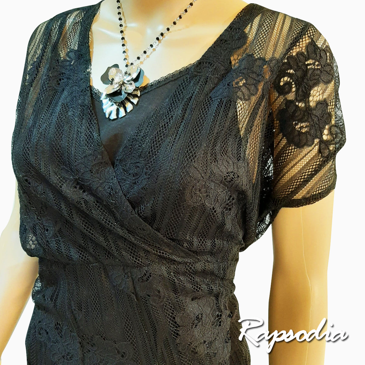 Vestido Rapsodia Foluke Negro