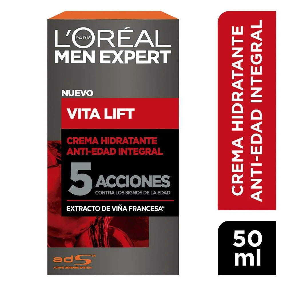 Men Expert Vitalift Crema Hidratante 50Ml